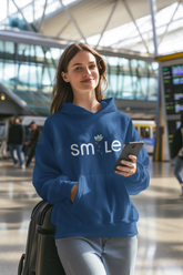 Women's Hooded Sweatshirt - Smile